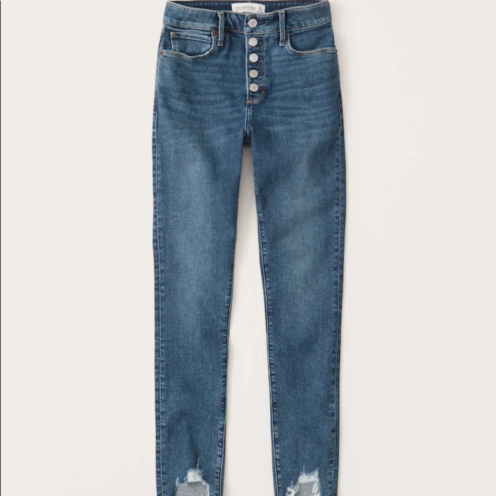 Abercrombie High Rise Super Skinny Jeans